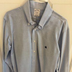 Brooks Brothers Regent Fit Blue Shirt (Size M)